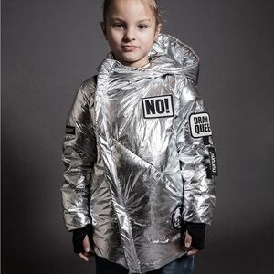 Nununu Kids Metallic Puffer | Super Patch Down Jacket